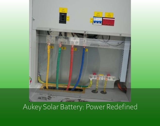 Aukey Solar Battery: Power Redefined